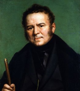 Portrait de Stendhal par Ducis, 1835, Bibliothèque Sormani, Milan — portrait choisi pour illustrer mon article sur Stendhal et l'Hypersensibilité