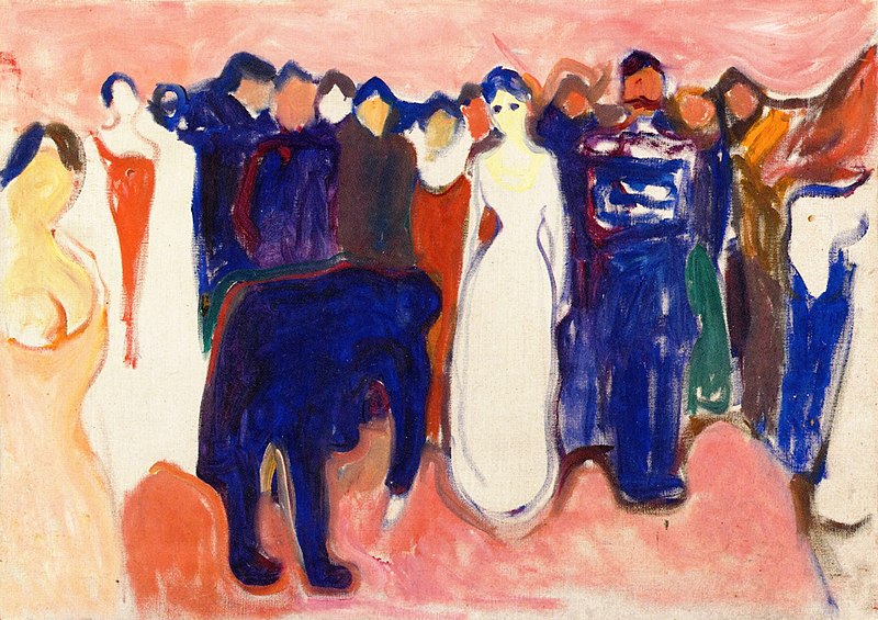Edvard Munch, La joyeuse compagnie, 1903, Musée Munch, Oslo — Ph : Wikimedia