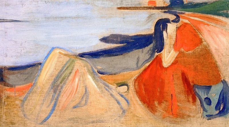 Edvard Munch, Mélancolie, 1906/1907, Neue Nationalgalerie, Berlin — Ph : Wikimedia