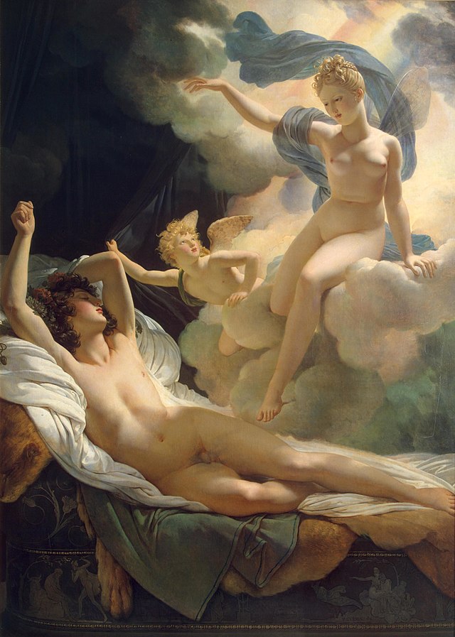 Pierre Narcisse Guerin, Iris et Morphée, 1811, Musée du Louvre — Wikimedia — Le privilège de la beauté