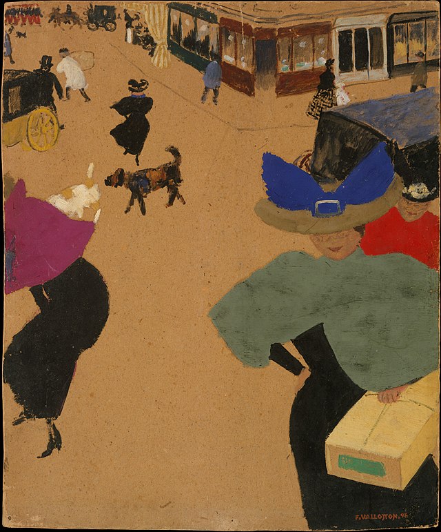 Felix Vallotton, Coin de rue à Paris, 1895, MET — Wikipedia