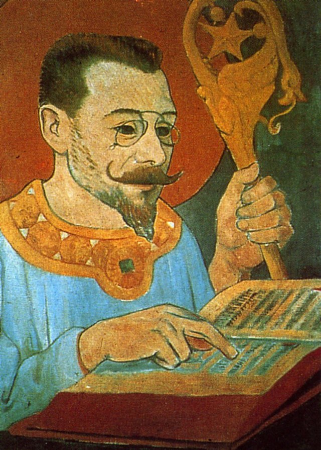Paul Sérusier, Paul Ranson en tenue nabique, 1890, Musée d'Orsay — article sur les Nabis
