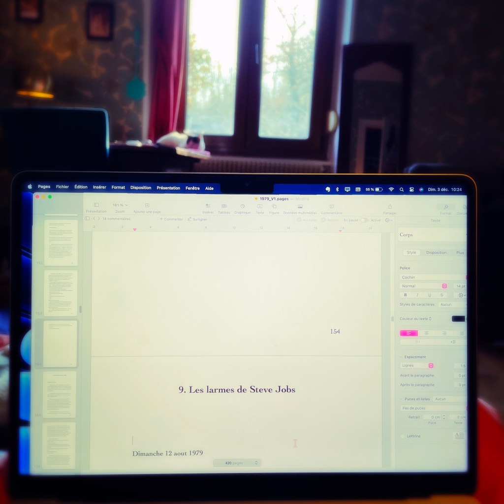 Ordinateur, chapitre, fenêtre — Bilan Novembre. 