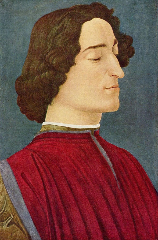 Botticelli, Portrait de Julien de Médicis, 1478, Gemäldegalerie Berlin — Source : Wikimedia